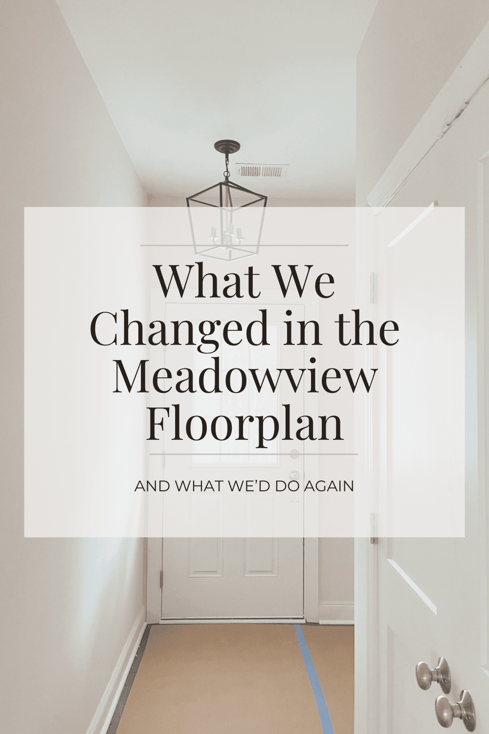 Schumacher Homes Meadowview floorplan modifications — what we changed in the design and what we’d do again in our Charleston build